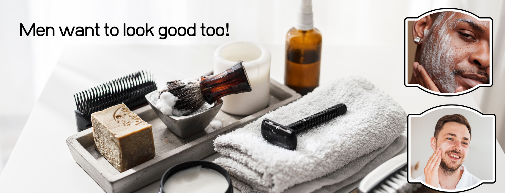 Organic Male Skincare startup kit 60 pieces $295.00