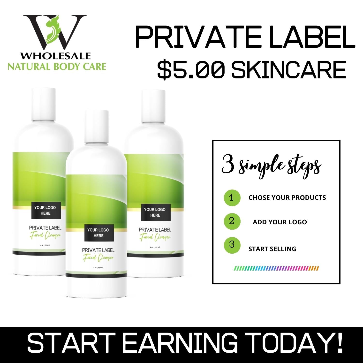 Pre-Packaged Facial Cleansers - 20/Each