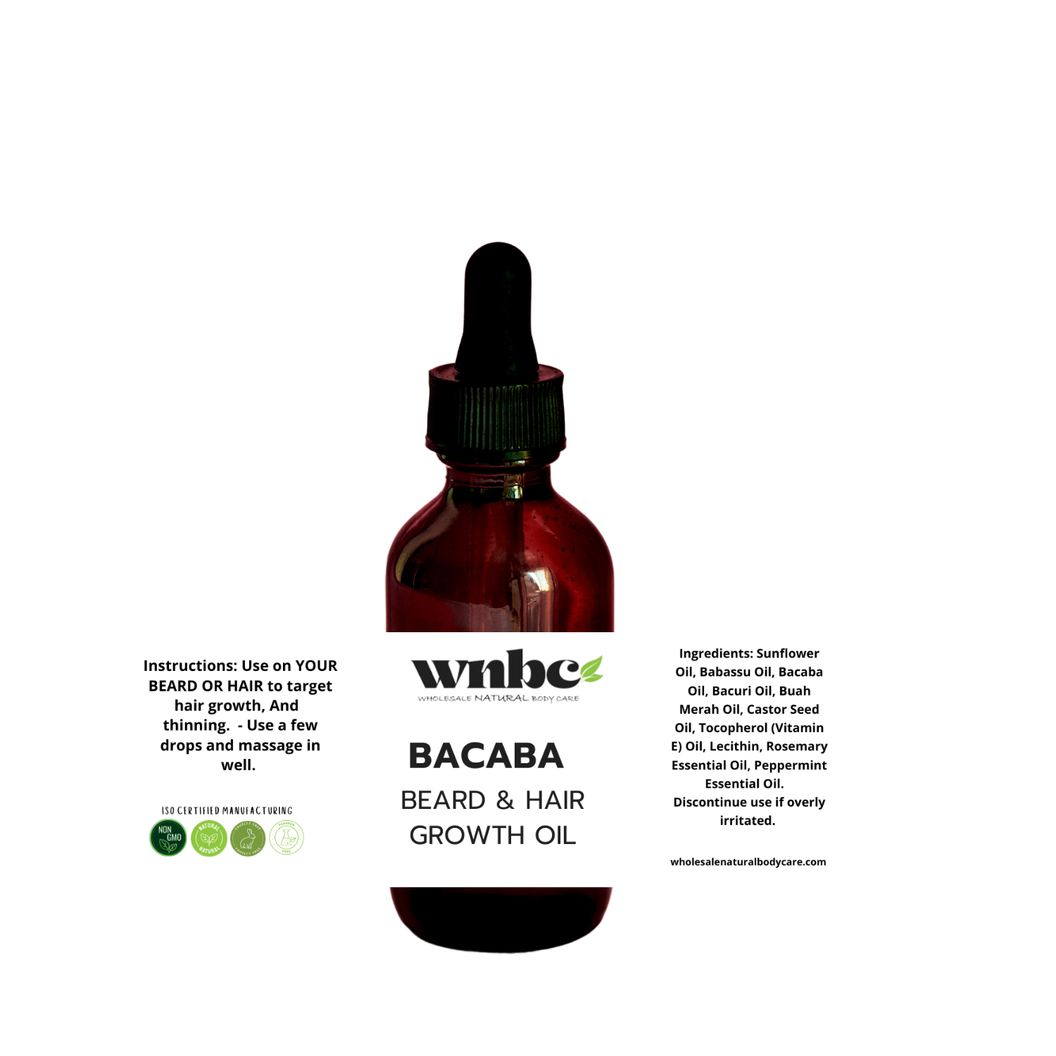 Bacaba Beard & Hair Growth Oil