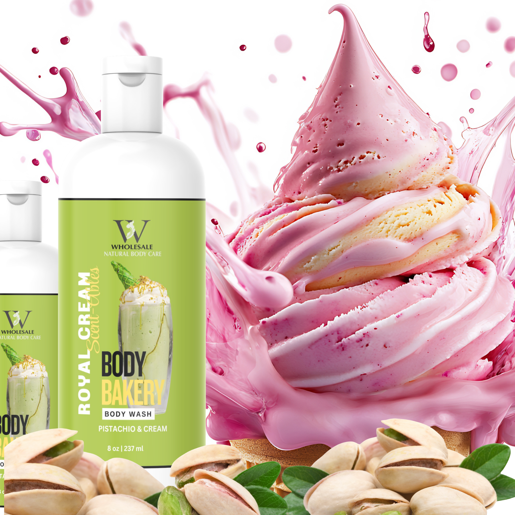 Body Bakery Pistachio Cream Sea Moss Body Wash