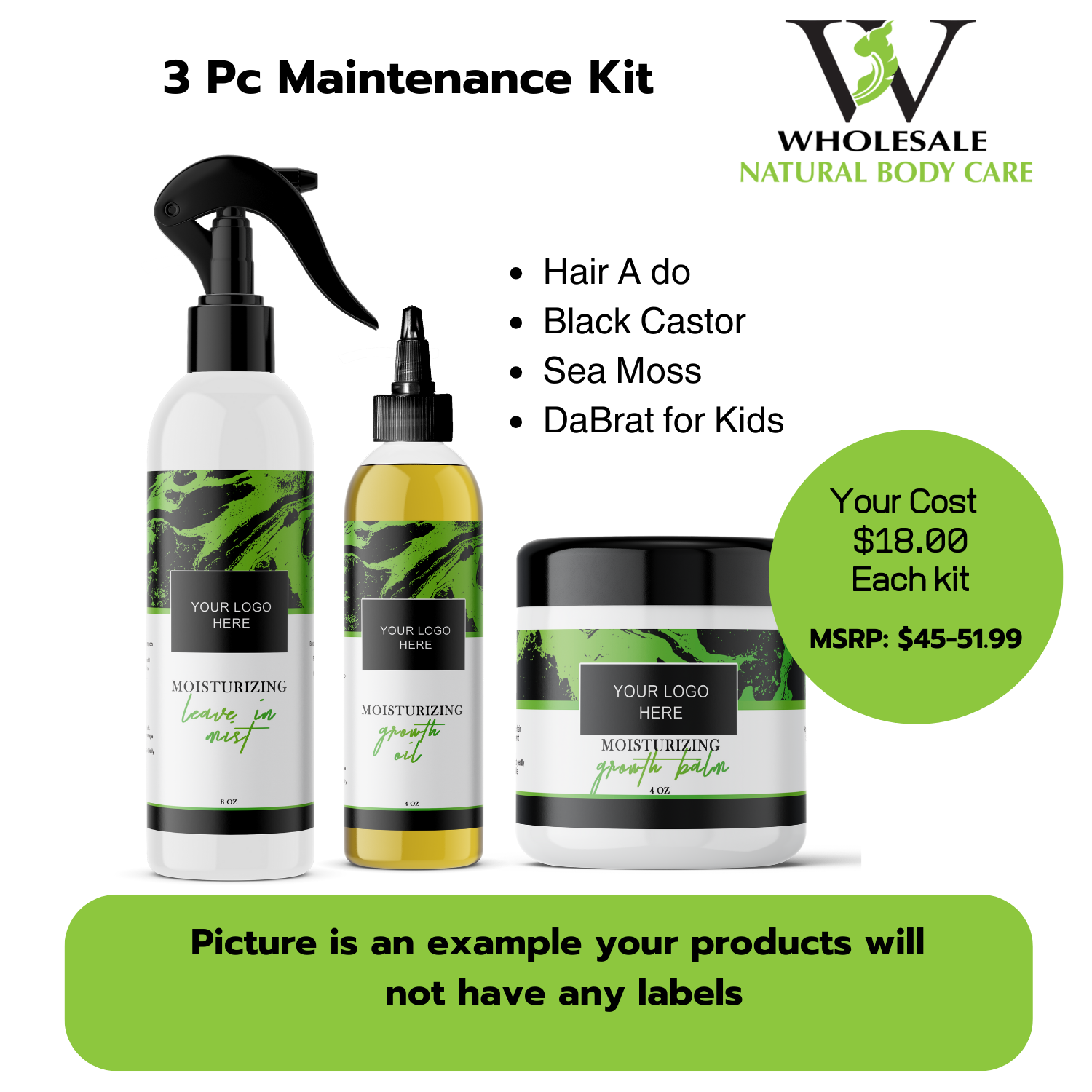 36 Piece Hair Moisture Kit