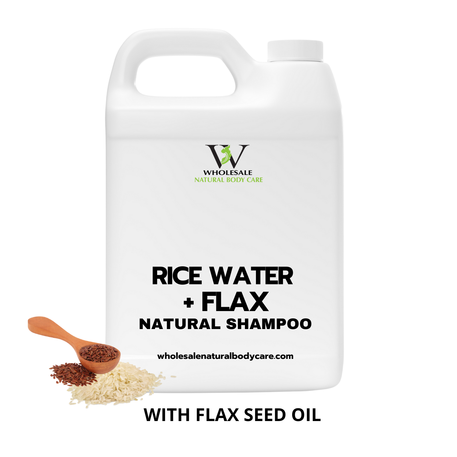 Rice Water  & Flax Seed Oil Natural Shampoo
