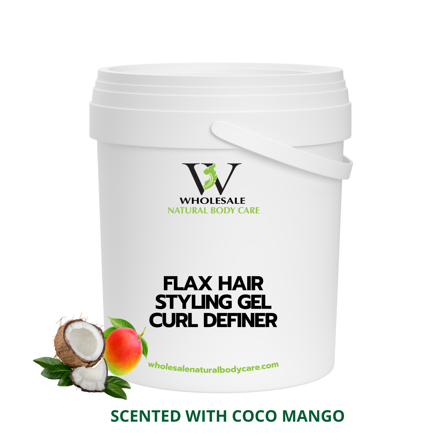 Flax Hair Styling Gel - Curl Definer (Coco Mango)