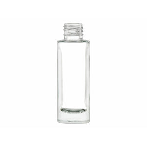 Clear 1 Oz Flint Glass Cylinder Round Bottle 20-410 Clear 1 Oz Flint Glass Cylinder Round Bottle 20-410