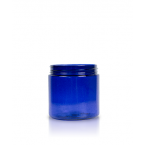 4 Oz Blue Cobalt Single Wall Plastic Jar  58-400