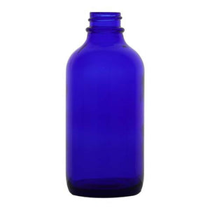 Blue 4 Oz Cobalt Glass Boston Round Bottle 24-410 Blue 4 Oz Cobalt Glass Boston Round Bottle 24-410