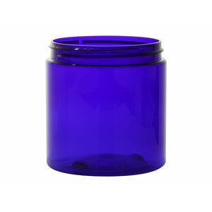 Blue - Cobalt 8 Oz Single Wall Jar - 70/400 Blue - Cobalt 8 Oz Single Wall Jar - 70/400
