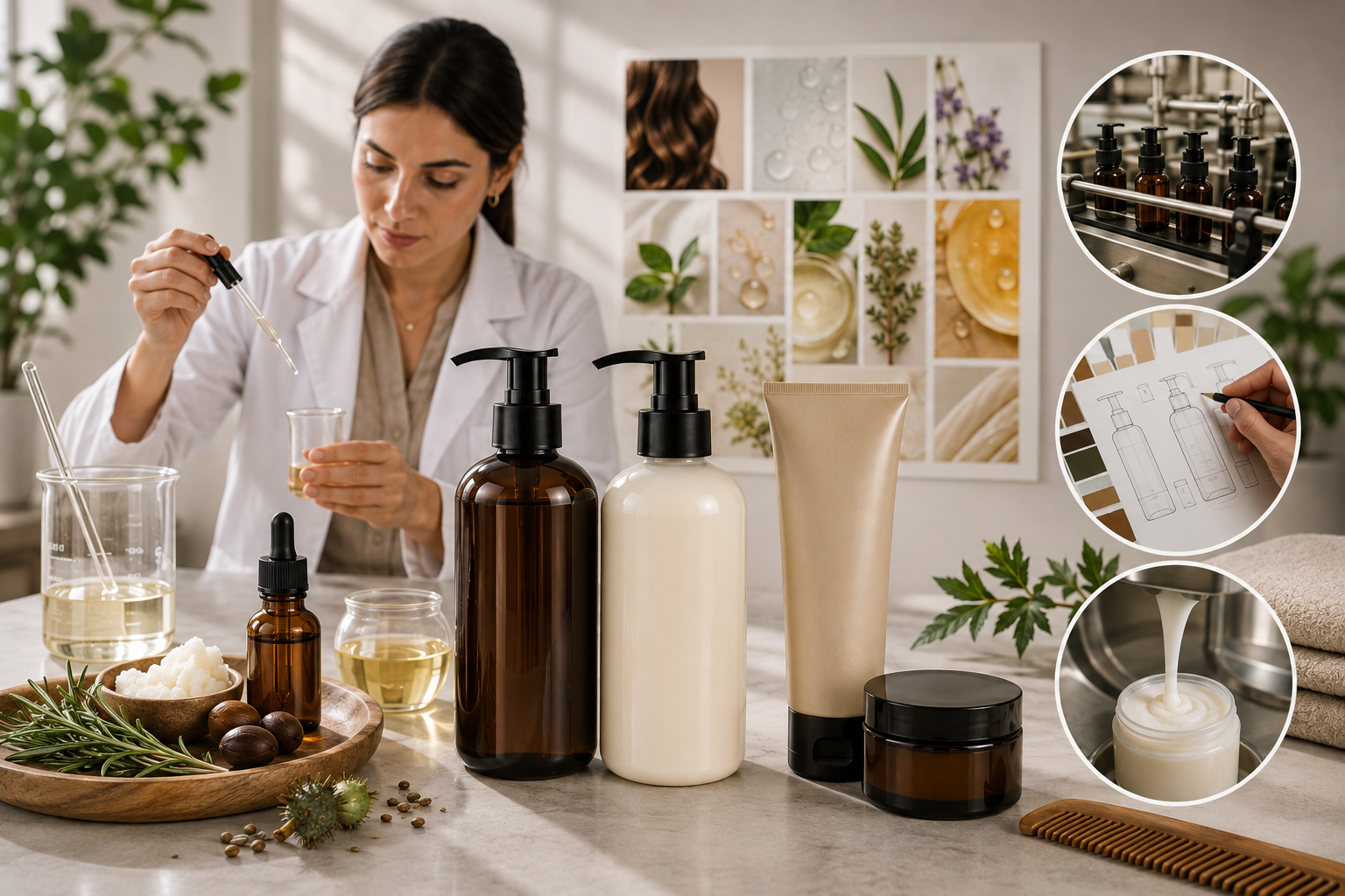 Can a Private Label Haircare Products Manufacturer Help Create a Custom Haircare Line?