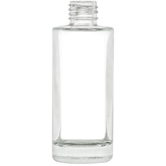 Clear 2 Oz Flint Glass Cylinder Round Bottle 20-410