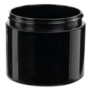 4 Oz BLACK Shiny Dbl Wall Jar 70-400