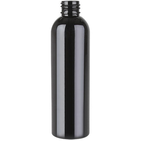 BLACK - 4 Oz Bullet Bottle Shiny 20/410