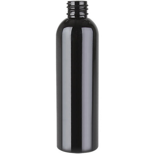 4 Oz BLACK Bullet Bottle Shiny 20/410 *