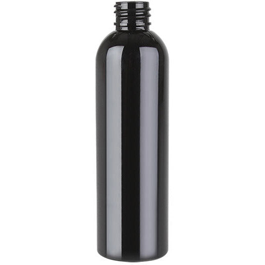 Black 4 Oz Bullet Bottle 20/410 Shiny
