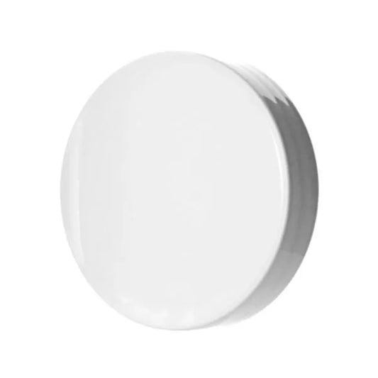 White plastic smooth jar lid 58-400