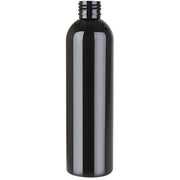 8 Oz BLACK Bullet Bottle Shiny 24/410 *