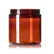 8 oz Amber Single Wall Jar 70-400 *