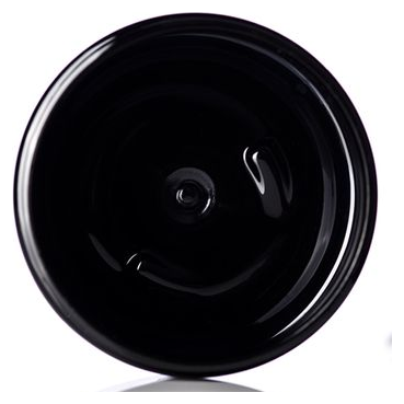 BLACK - 8 oz Shiny Low Profile Jar 89/400