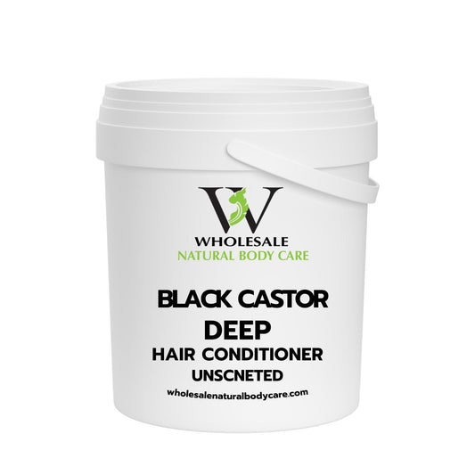 Black Castor Oil Deep Conditioner - (w/KumQuat, w/Mango, w/Peppermint EO, or UnScented) Bulk