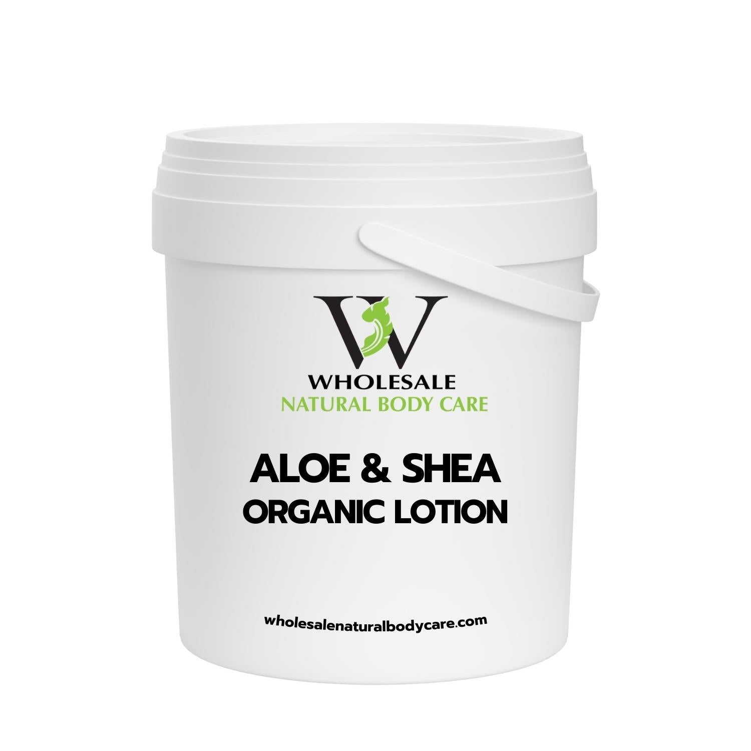 ORGANIC Aloe & Shea Butter Private Label Wholesale Body Lotion