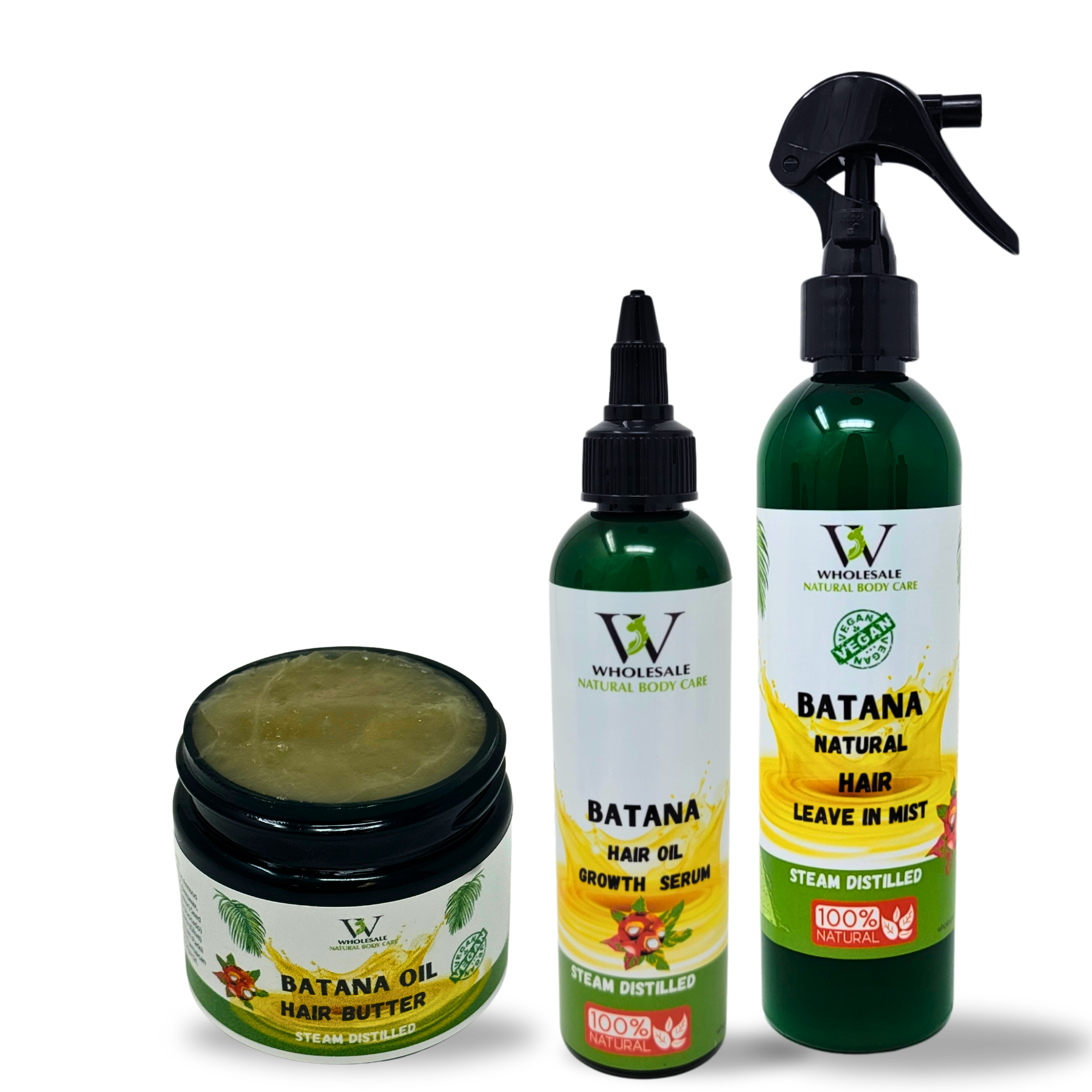 Batana Oil 3 Piece Moisture Kit: Balm, Oil & Mist