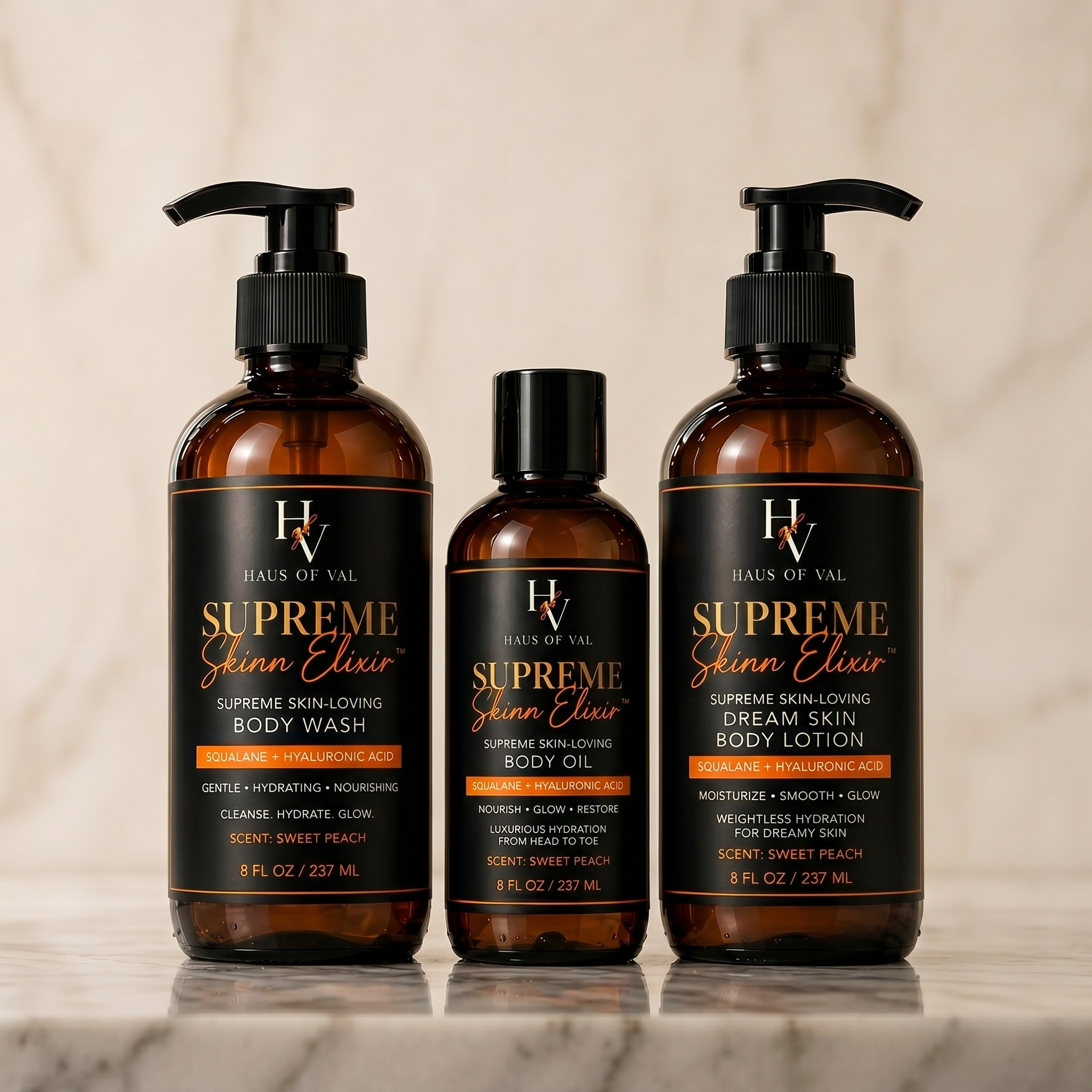 Sweet Peach Supreme Skinn Elixir Hydration Trio