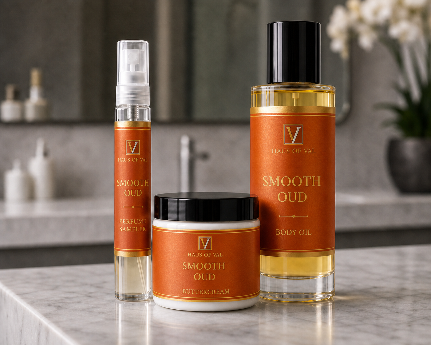 Smooth Oud Unisex Travel Set