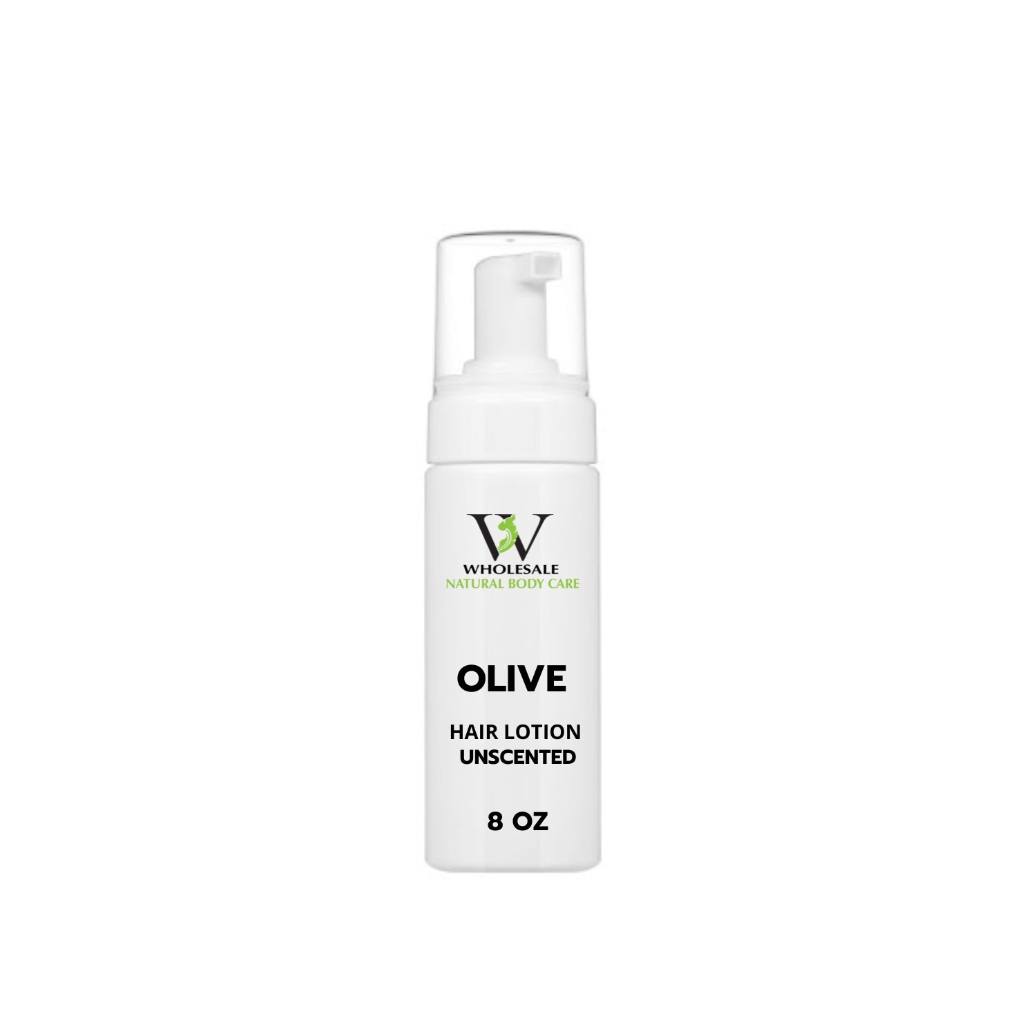 OLive Foaming Hair Lotion Unscented Wholesale Natural Body Care
