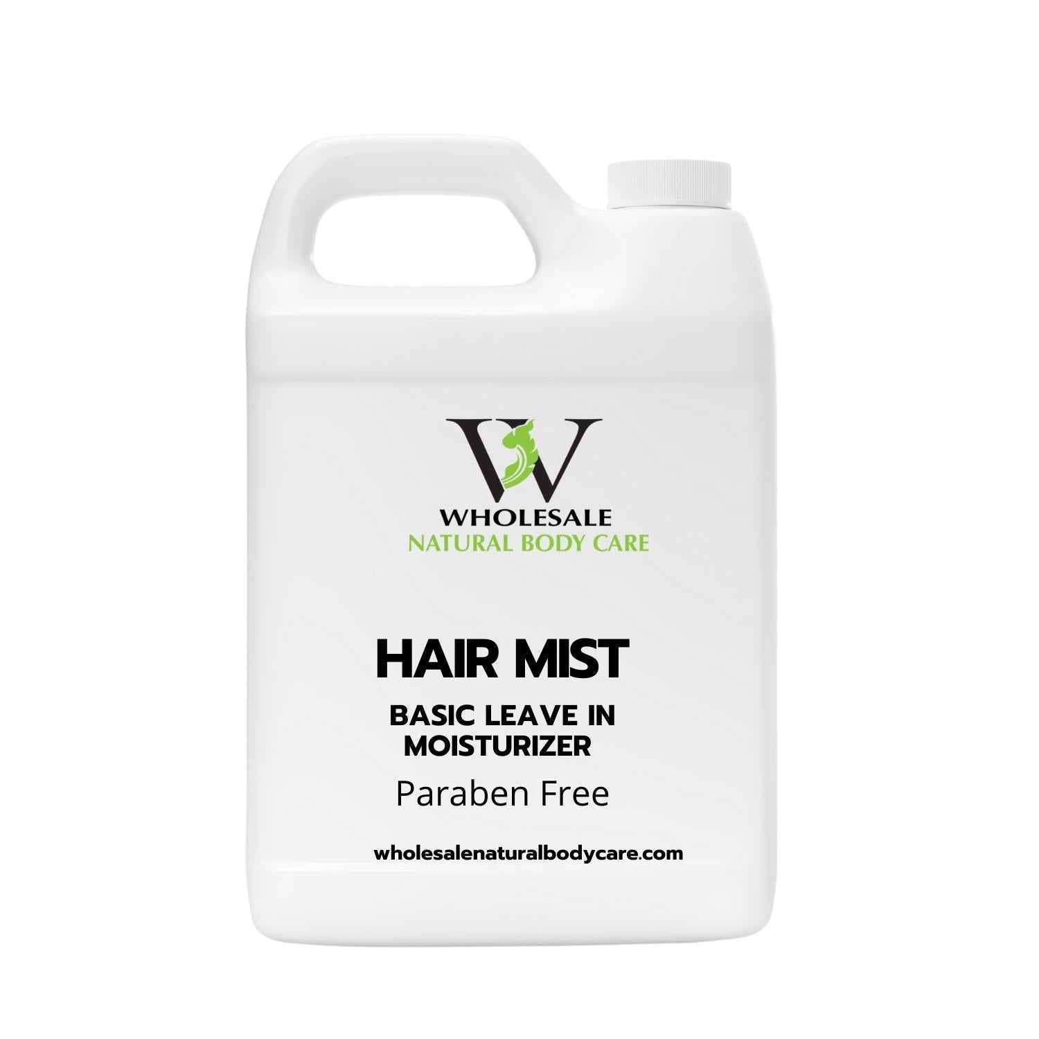 Basic Hair Mist (Leave In) -Paraben Free Unscented - Thinner