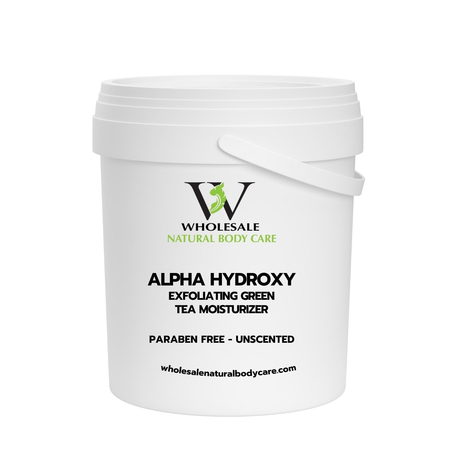 Alpha Hydroxy (Lactic Acid) & Green Tea Moisturizer | Wholesale