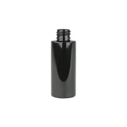 2 Oz Black Shiny Cylinder Bottle 20/410