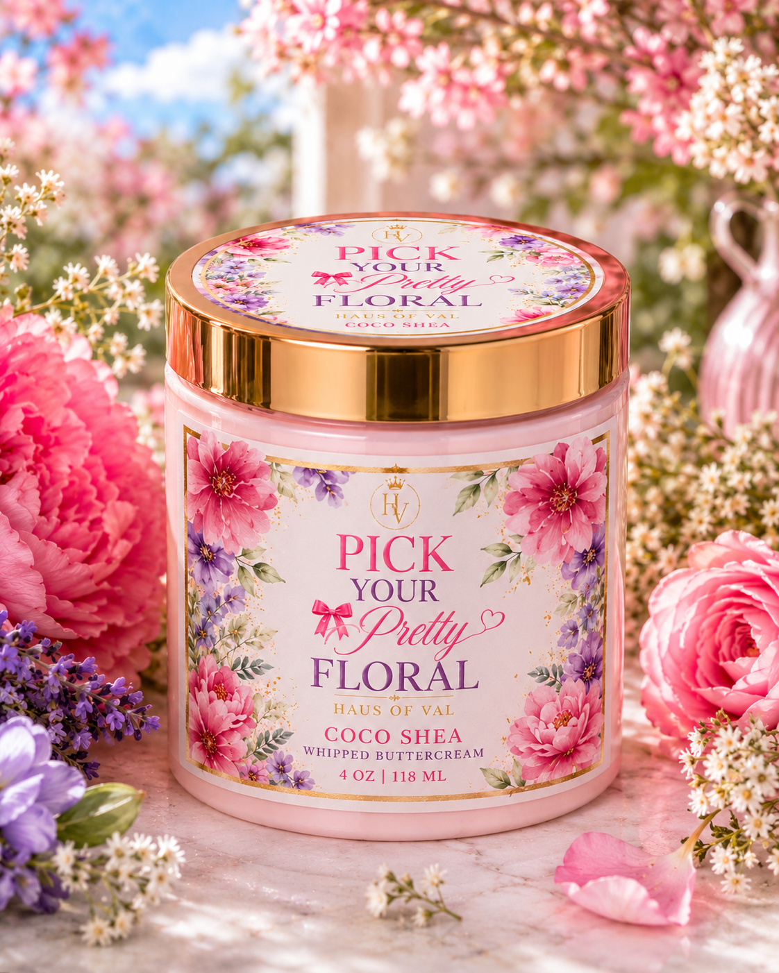 Pretty Floral 4 Oz Coco Shea