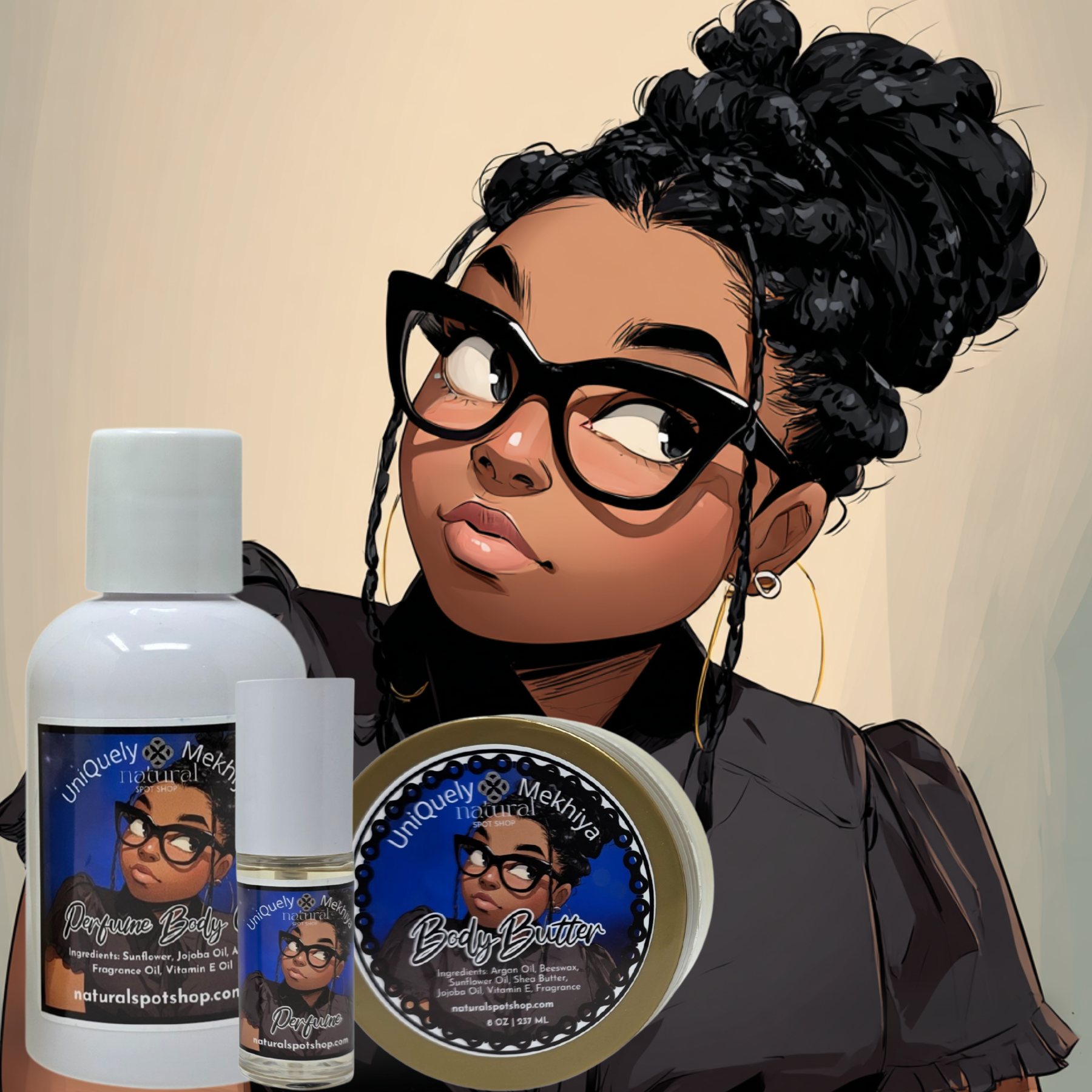 Mekhiya Collection By Haus of Val, Body Butter, Buttercream and Mist