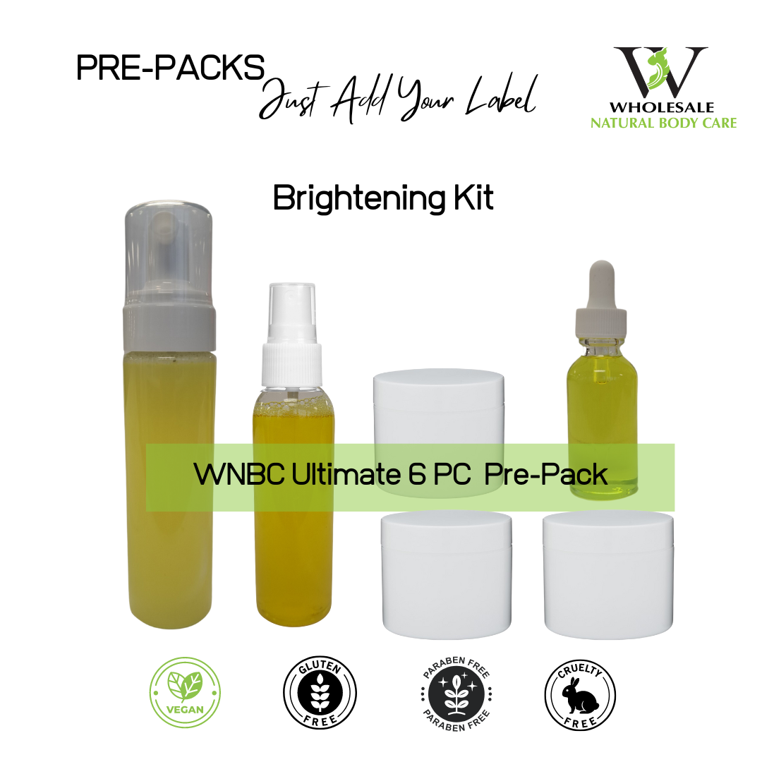 Brightening Massive 6 Pc Skincare Bundle Wholesale Natural Body Care