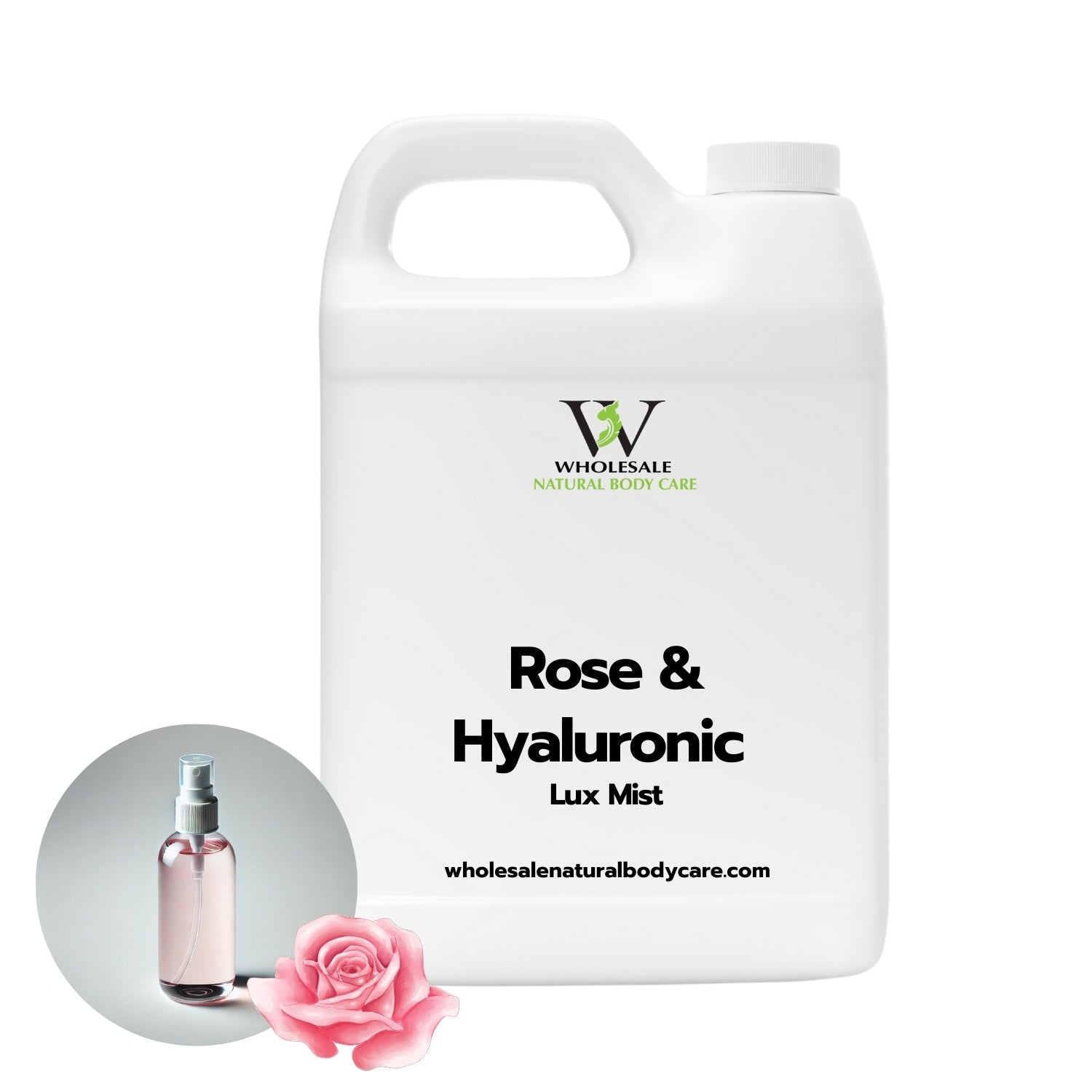 Wholesale Natural Body Care Rose & Hyaluronic Lux Mist