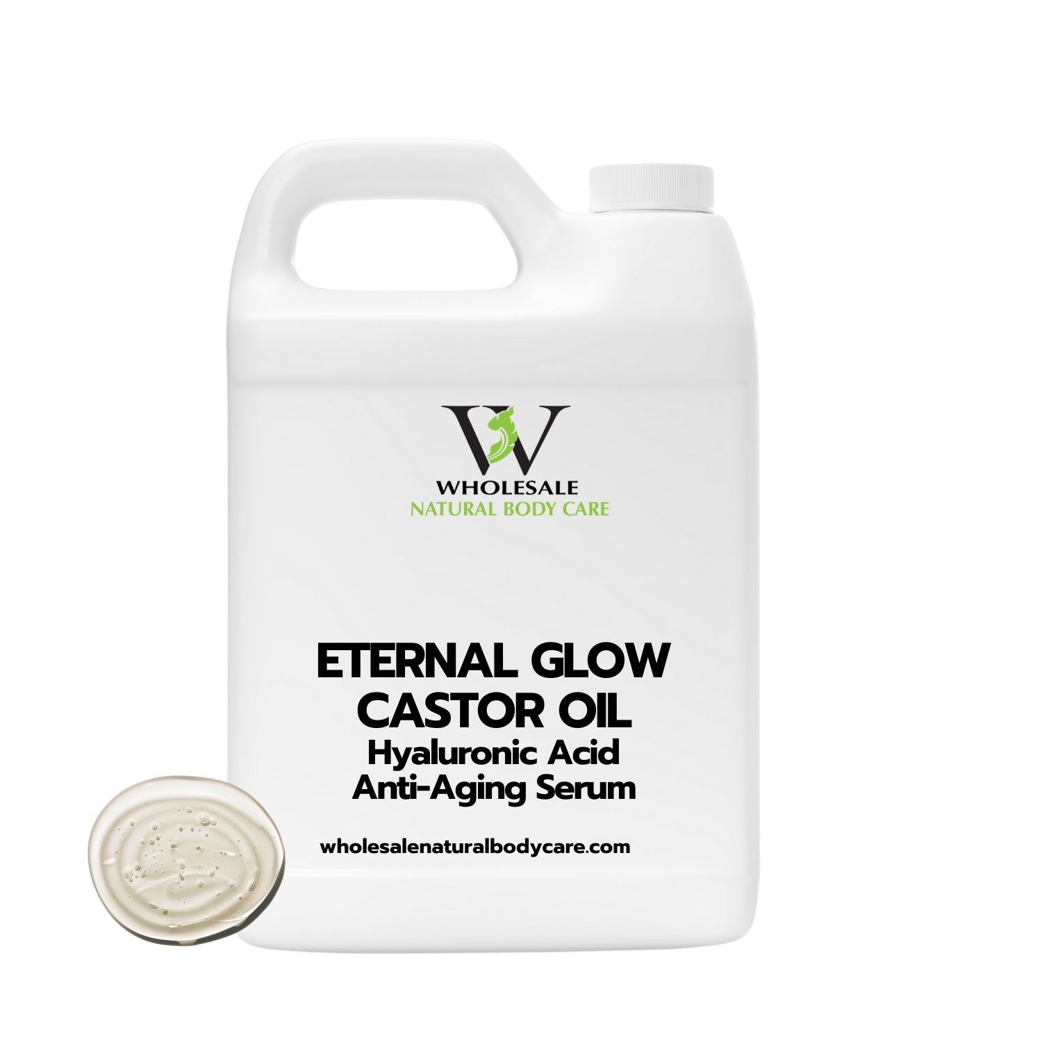Eternal Glow Castor Oil & Hyaluronic Acid Anti-Aging Face Serum ...