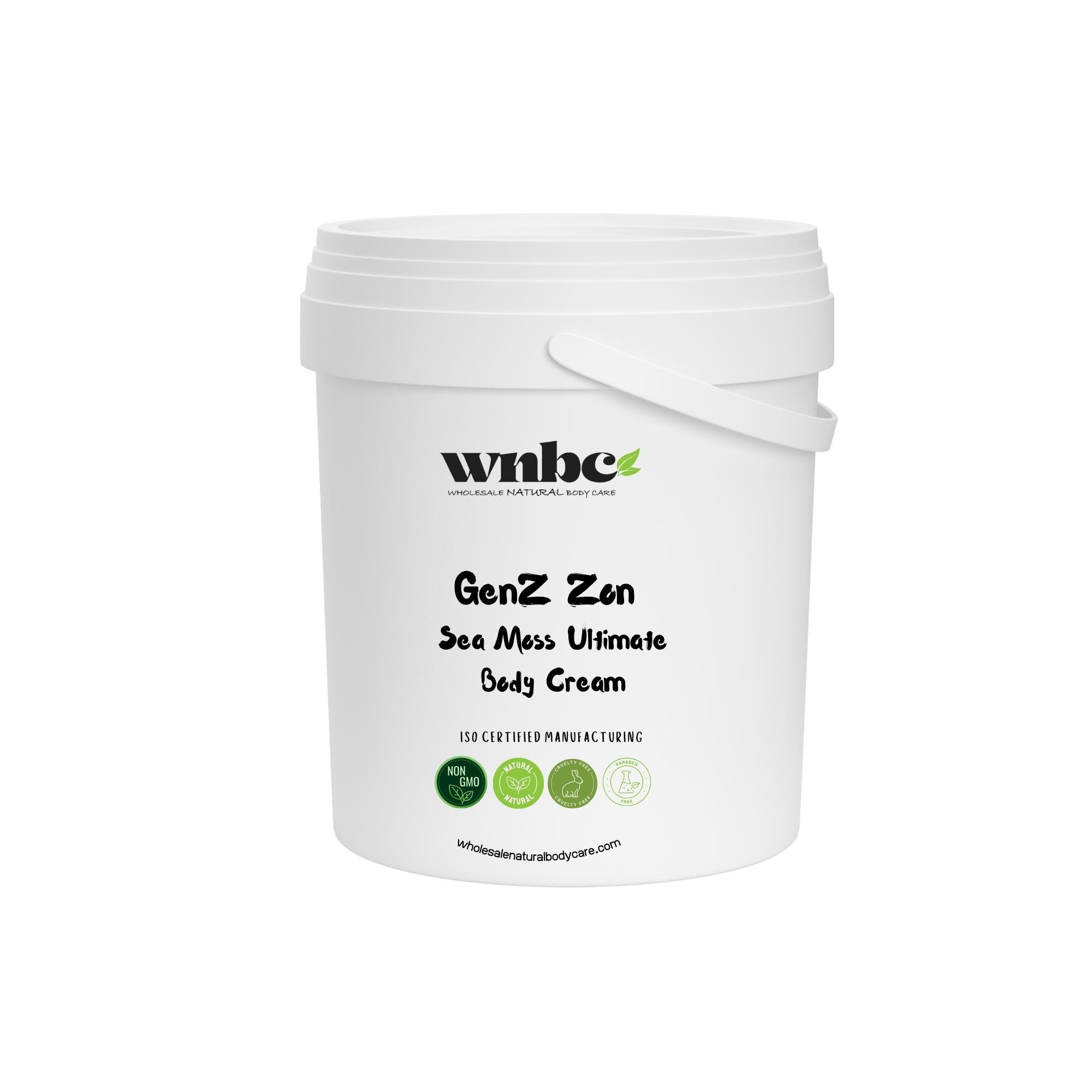 GenZ Sea Moss Ultimate Body Cream | Wholesale Natural Body Care