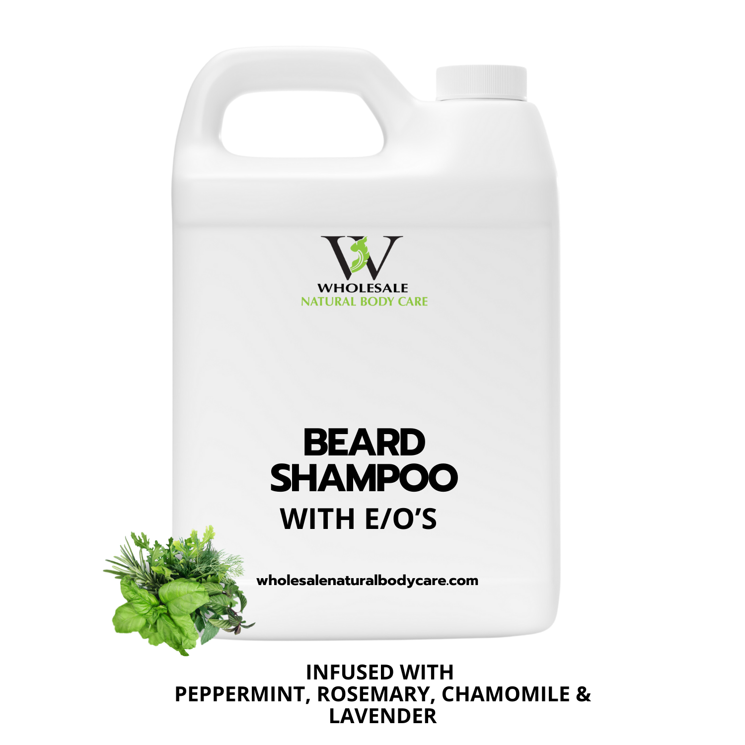 Beard Shampoo With Peppermint, Rosemary, Chamomile & Lavender