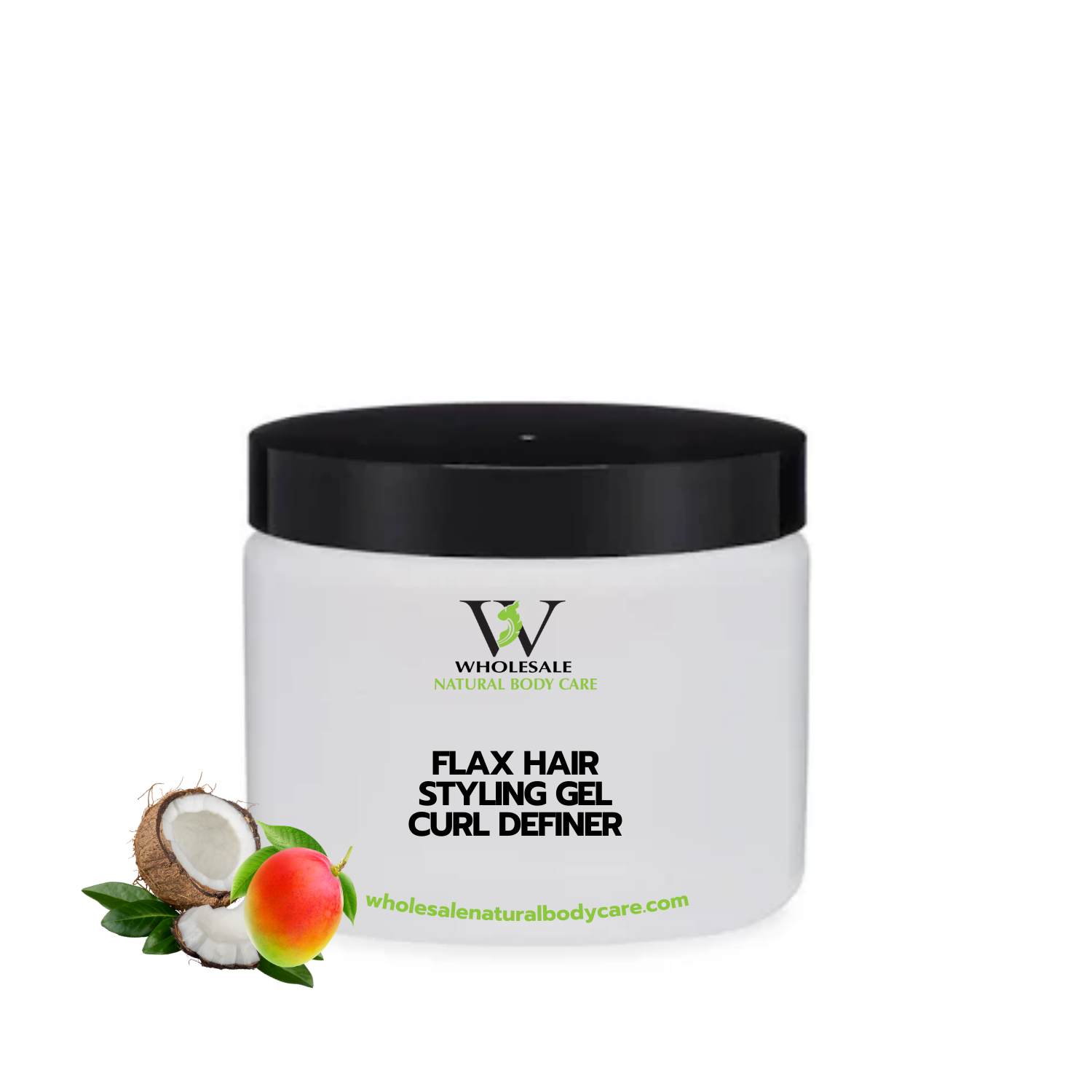 Flax Hair Styling Gel - Curl Definer (Coco Mango)