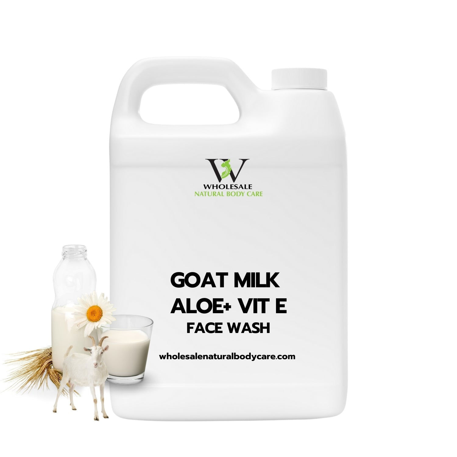 Goat Milk,  Aloe Leaf + Vit. E Face Wash