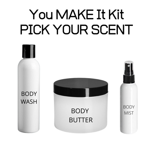 You Make It Body Care Kit: Body Wash, Body Butter & Body Mist