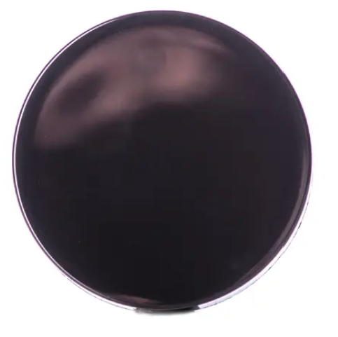 Black plastic smooth jar lid 58-400