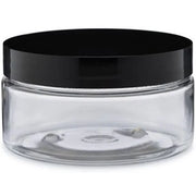 Clear - 8 oz Low Profile Jar 89/400 with tops