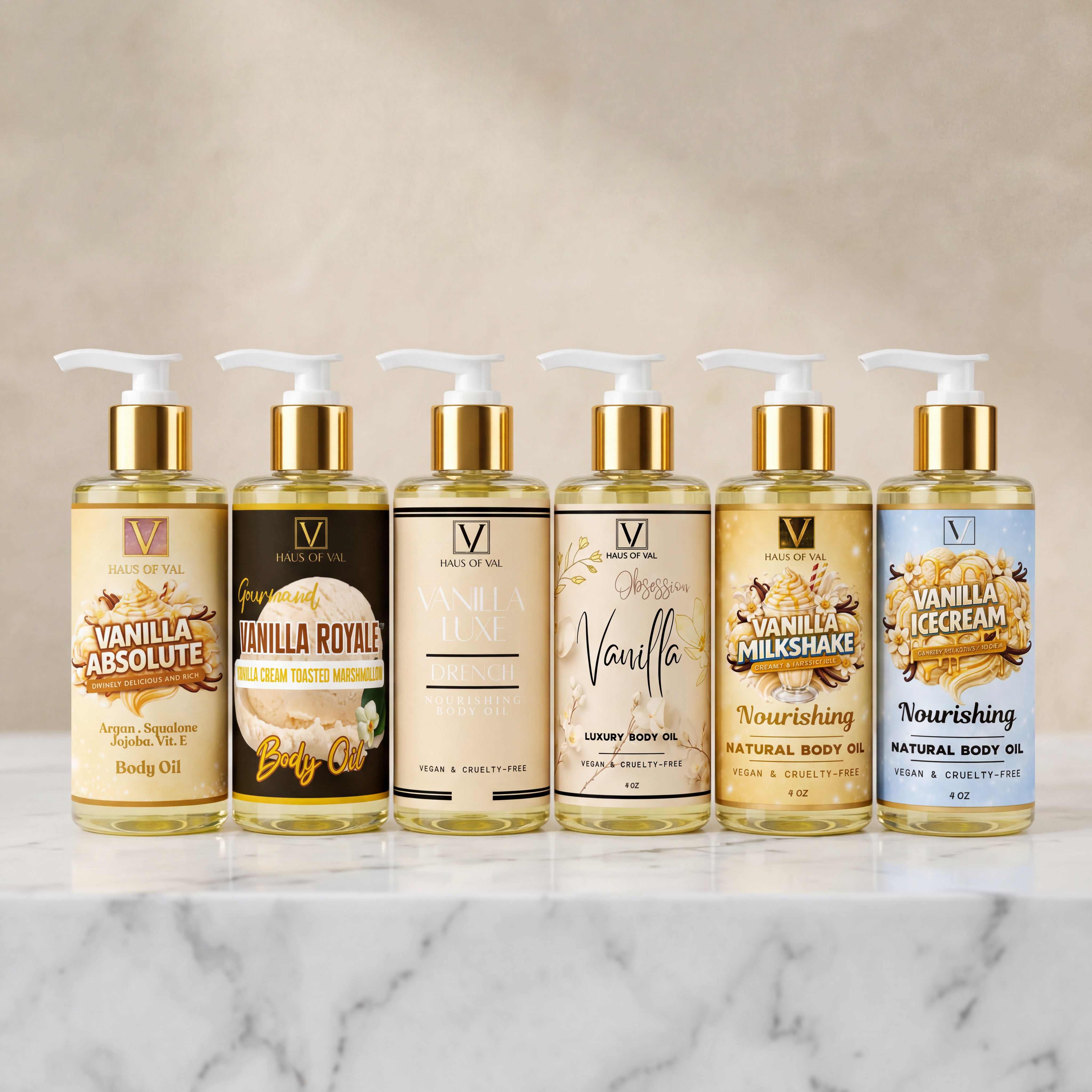 Vanilla Body Oil 4 Oz Retail
