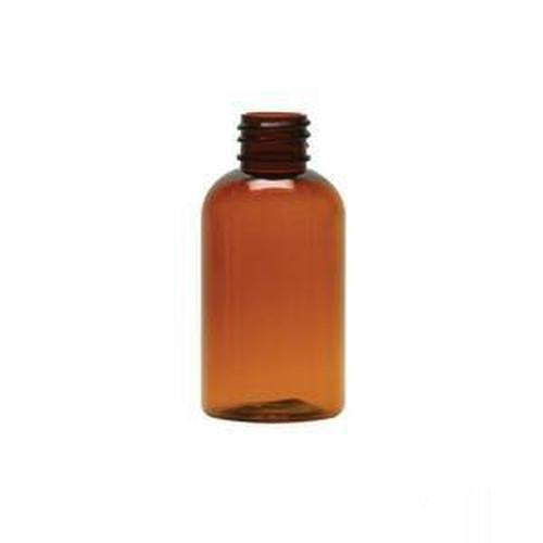 2 Oz Amber Boston Round Bottle