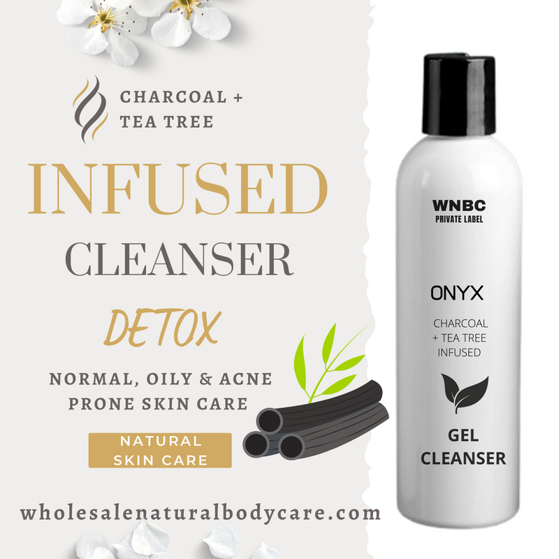 Onyx Charcoal & Tea Tree Gel Facial Cleanser