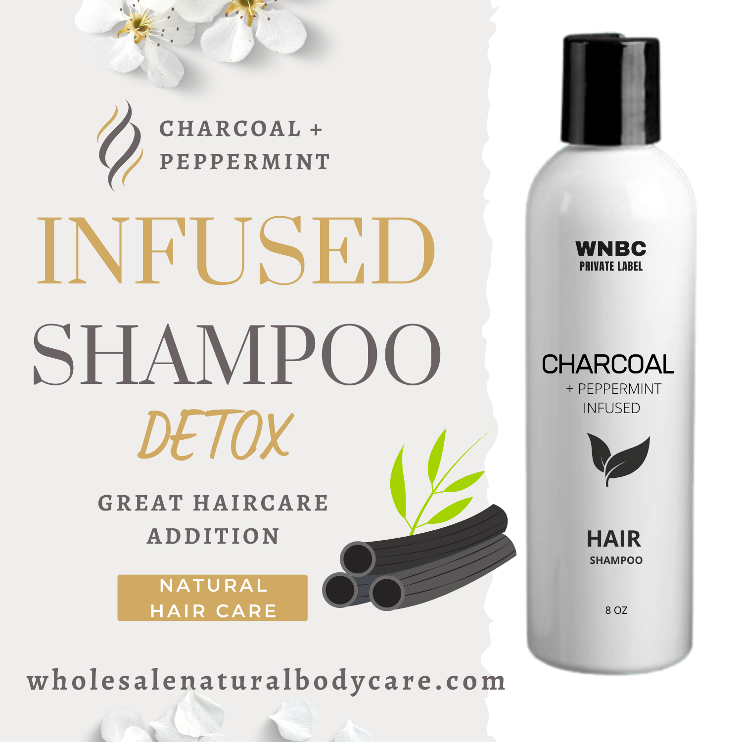 Organic Charcoal & Peppermint Infusion Shampoo