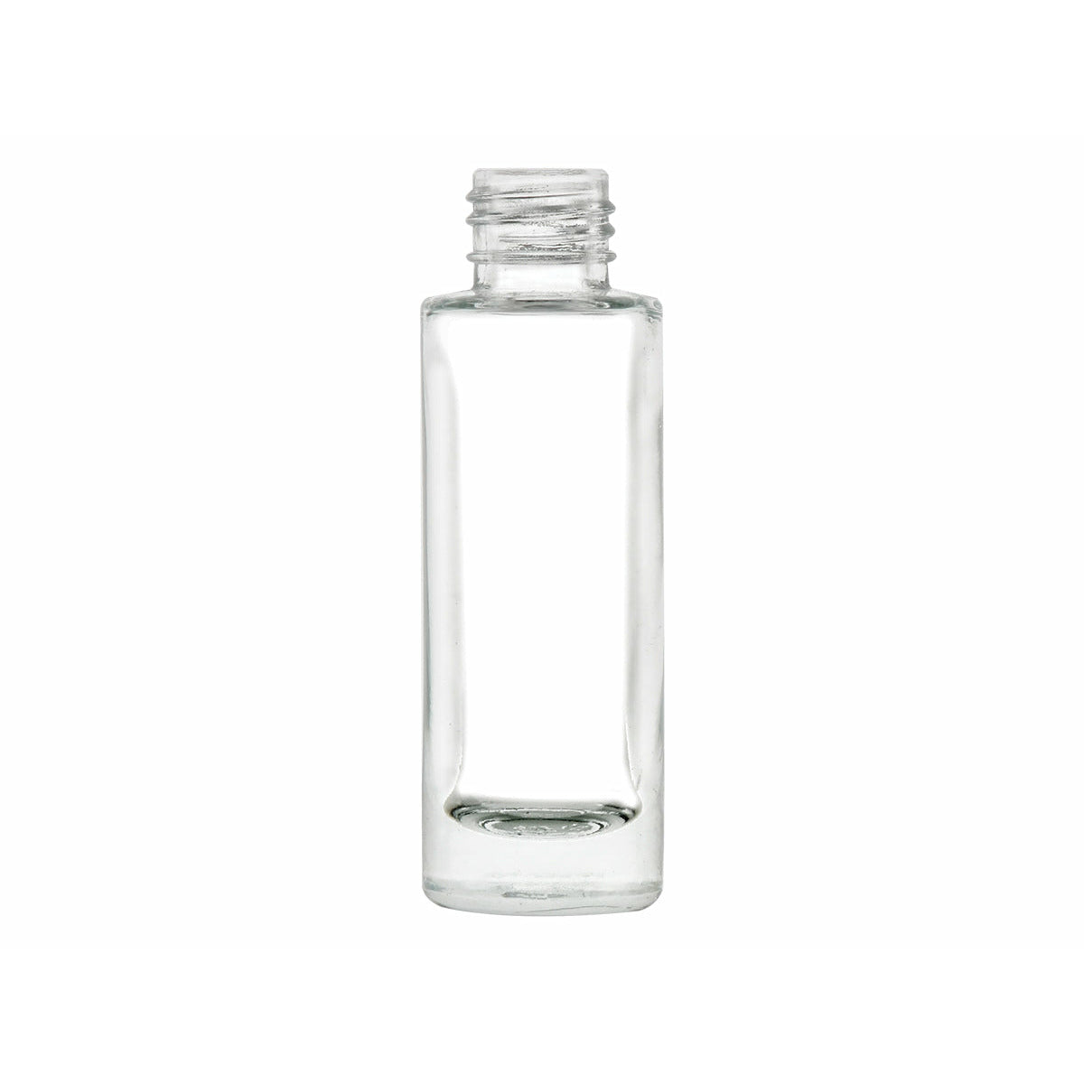 Clear 1 Oz Flint Glass Cylinder Round Bottle 20-410