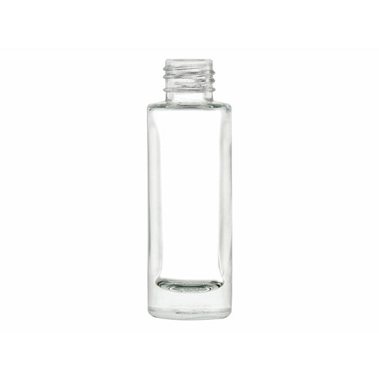 Clear 1 Oz Flint Glass Cylinder Round Bottle 20-410