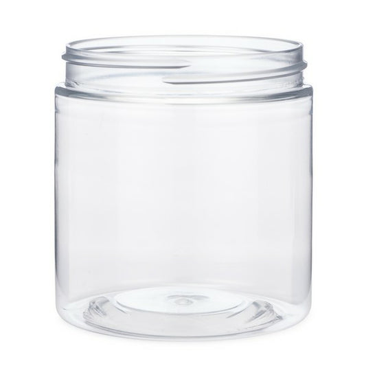 Clear 4 Oz Single Wall Plastic Jar 70/400