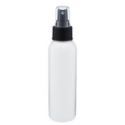 4 Oz White Bullet Bottle with Ribbed Fine Mist Sprayer (20-410) *